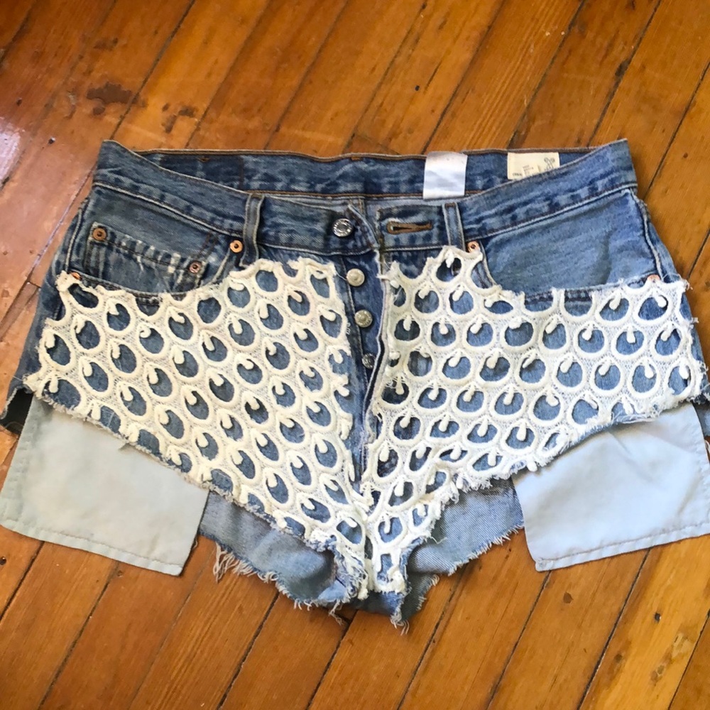 Levi’s vintage jean shorts upcycled by Urban Renewal